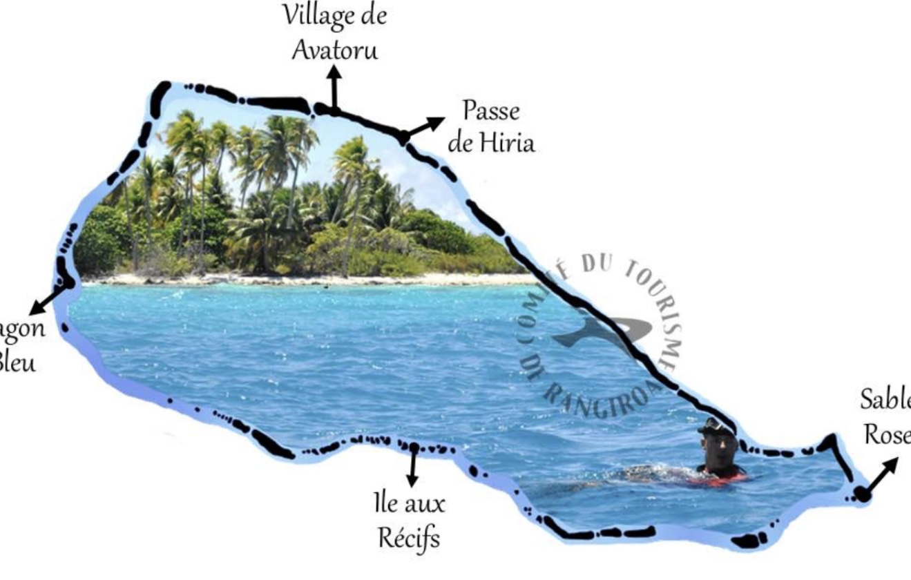 Carte de Rangiroa